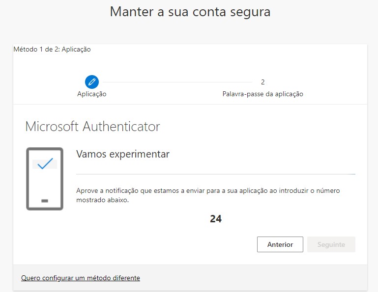 Teste de autenticação